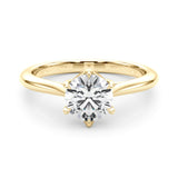 Round Solitaire Engagement Ring