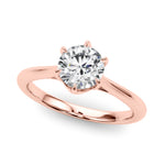 Round Solitaire Engagement Ring