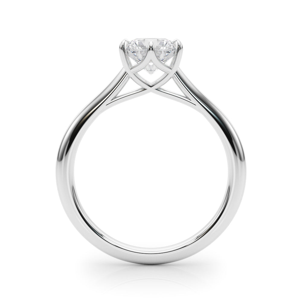 Round Solitaire Engagement Ring
