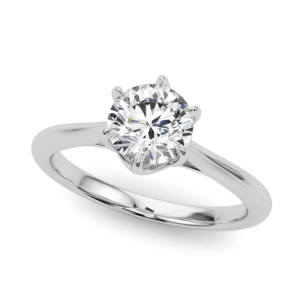 Round Solitaire Engagement Ring