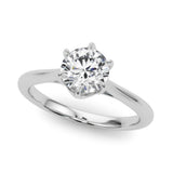 Round Solitaire Engagement Ring
