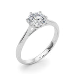 Solitaire Round Engagement Rings