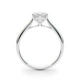 Lab Grown Solitaire Round Engagement Rings