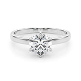 Lab Grown Solitaire Engagement Ring