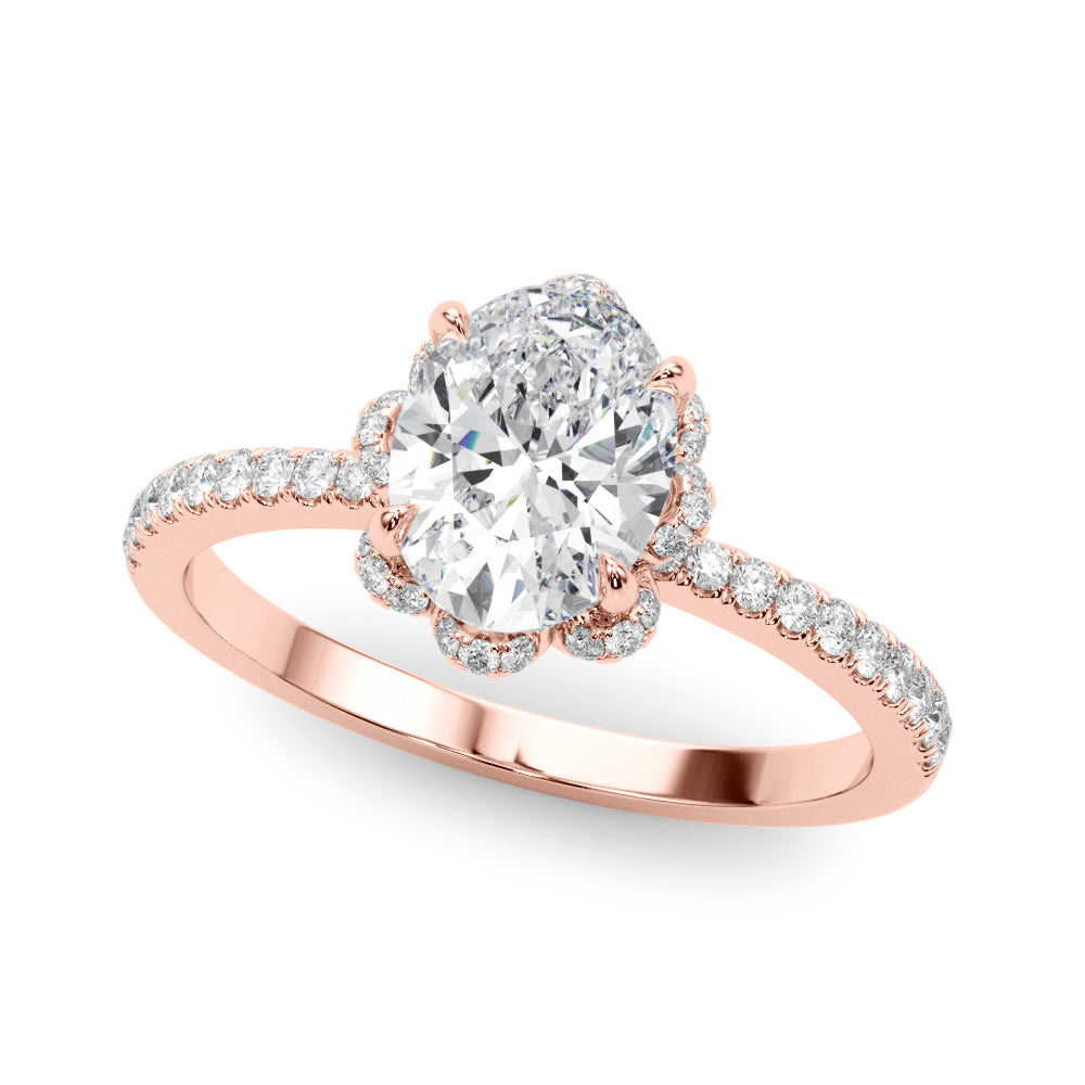 Lab Grown Diamond ENGAGEMENT RING OVAL CENT