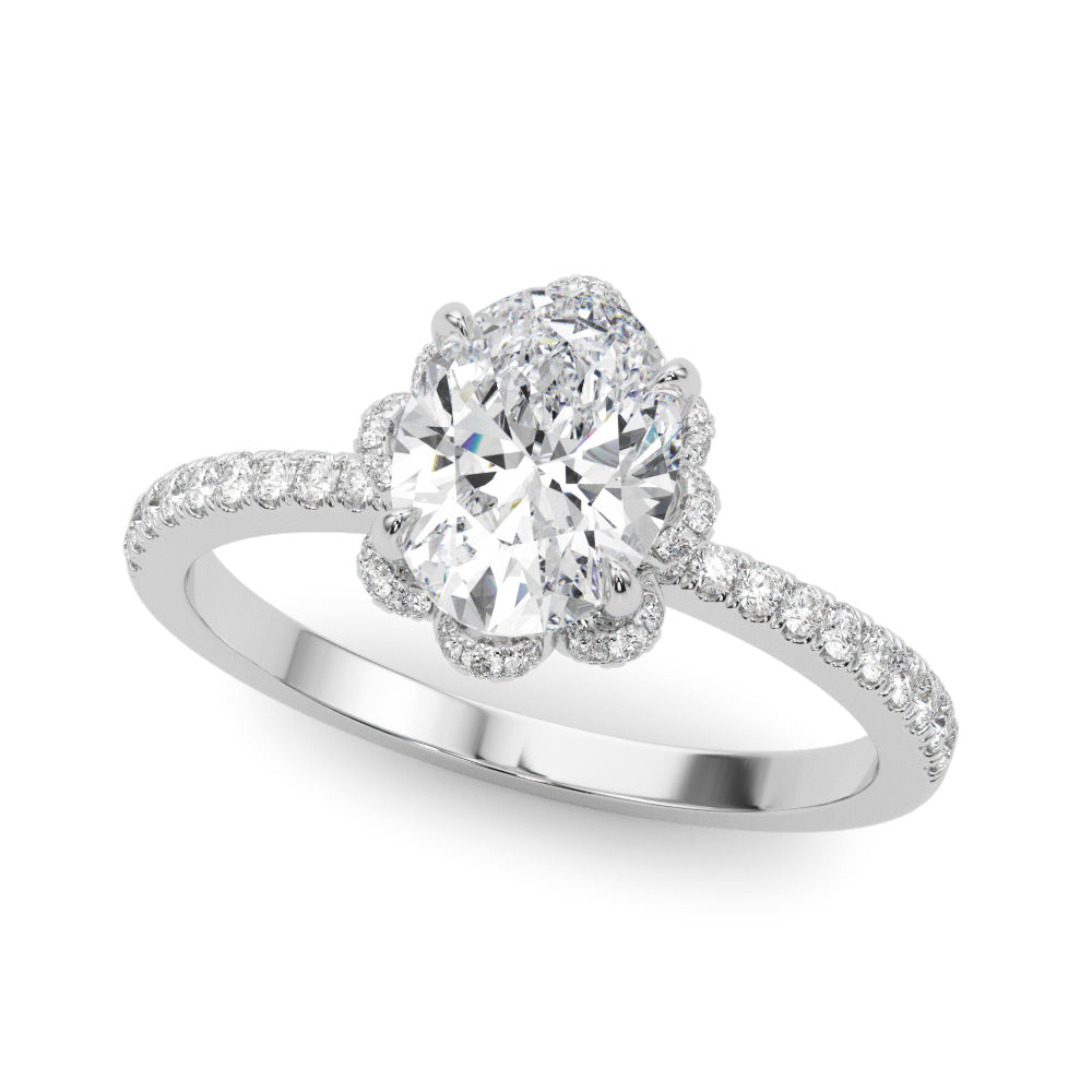 Lab Grown Diamond ENGAGEMENT RING OVAL CENT