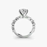Solitaire with Eternity Pavé
