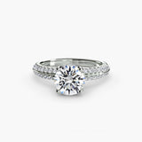 Solitaire with Pavé