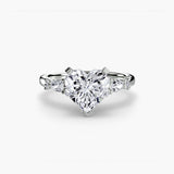 The Floral Accent Solitaire