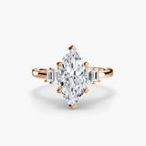 Baguette Accent Solitaire
