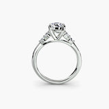 Solitaire with Shoulder Accents 2