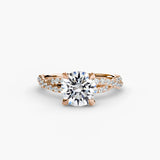 The Twisted Pavé Solitaire