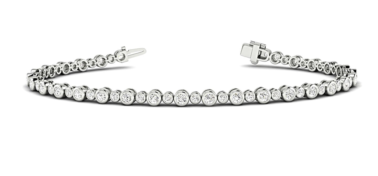 Natural Diamond 1 3/4 Cttw Bracelet