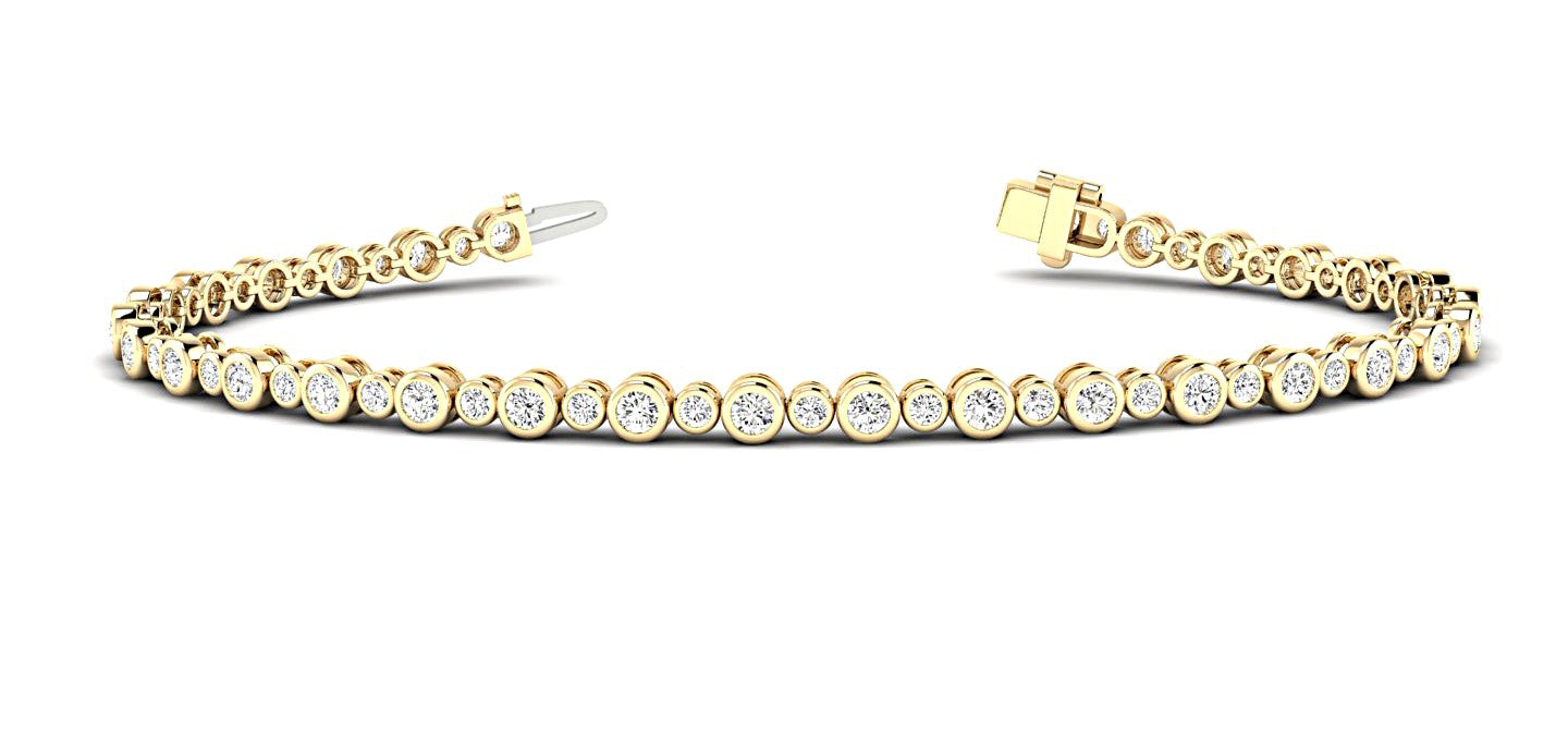 Natural Diamond 1 3/4 Cttw Bracelet