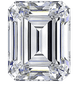 Emerald cut diamond