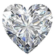 Heart cut diamond