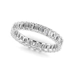 Lab Grown Diamond Emerald Cut Eternity Band