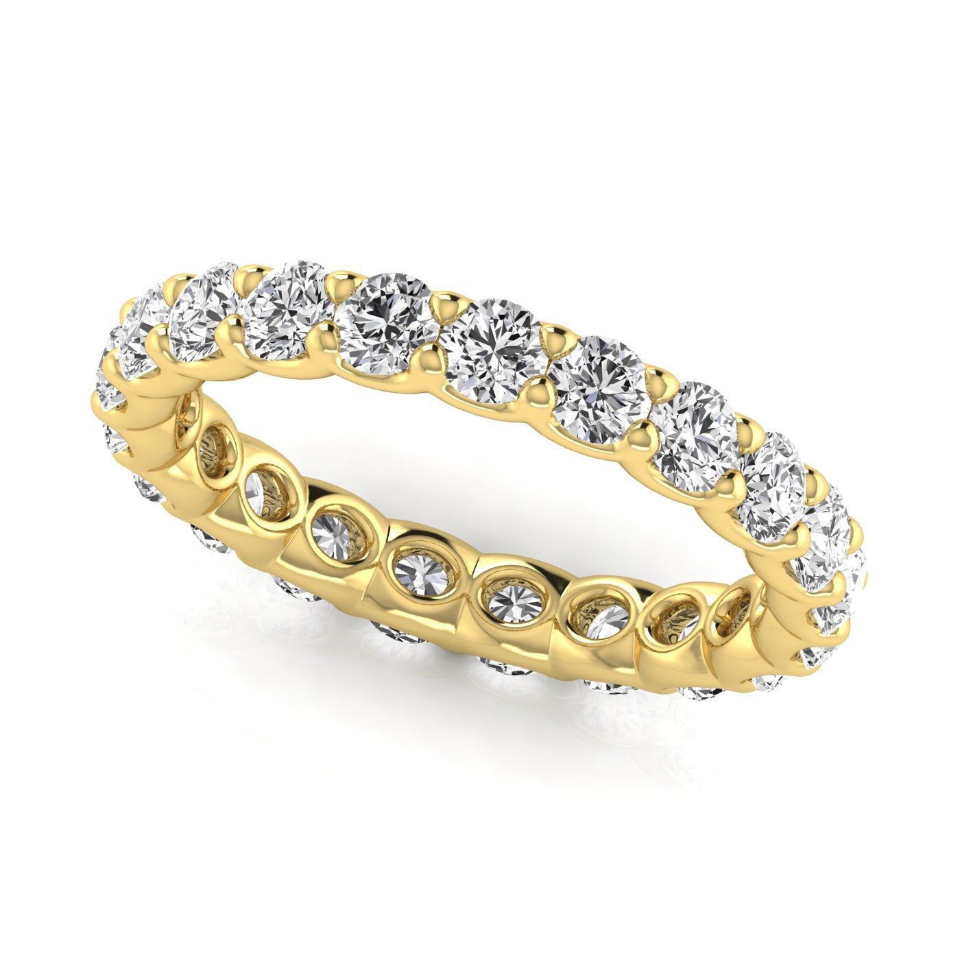 Lab Grown Diamond Round Eternity Band
