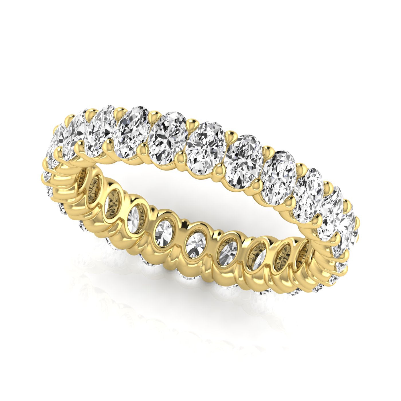 Natural Diamond Diamonds Oval Eternity Band