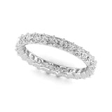 Lab Grown Diamond Emerald Cut Eternity Band