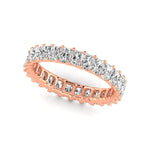 Lab Grown Diamond Full Eternity Radiant Wedding Ba