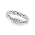 Natural Diamond Full Eternity Radiant Wedding Ba