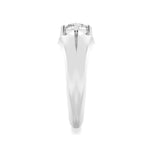 2CTW Round Shaped Lab Grown Diamond (F/VS) Mens Ring in 14K Gold