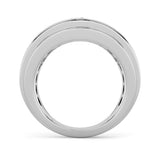 3CTW Round Shaped Lab Grown Diamond (F/VS) Mens Ring in 14K Gold