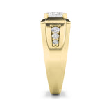 3.25CTW Emerald Shaped Lab Grown Diamond (F/VS) Ring in 14K Gold