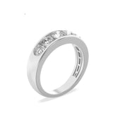 2CTW Round Shaped Lab Grown Diamond (F/VS) Mens Ring in 14K Gold