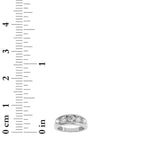 2CTW Round Shaped Lab Grown Diamond (F/VS) Mens Ring in 14K Gold
