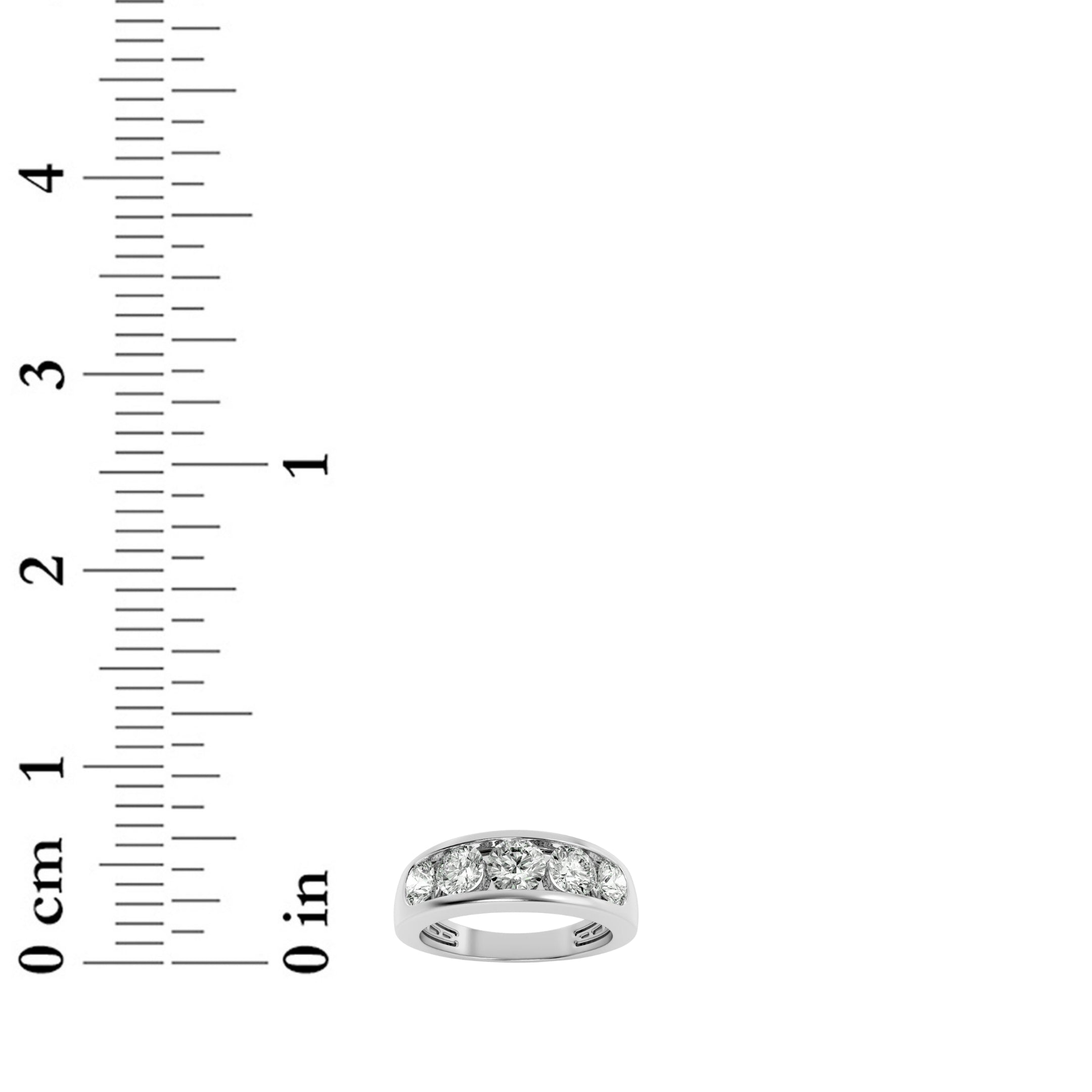 2CTW Round Shaped Lab Grown Diamond (F/VS) Mens Ring in 14K Gold