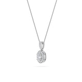 1.3CTW Oval Shaped Lab Grown Diamond (F/VS)  Pendant in 14K Gold