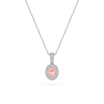1.3CTW Oval Shaped Lab Grown Diamond (F/VS)  Pendant in 14K Gold