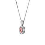 1.3CTW Oval Shaped Lab Grown Diamond (F/VS)  Pendant in 14K Gold