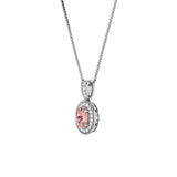 1.3CTW Oval Shaped Lab Grown Diamond (F/VS)  Pendant in 14K Gold
