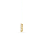 2CTW Round Shaped Lab Grown Diamond (F/VS) Circle Pendant in 14K Gold