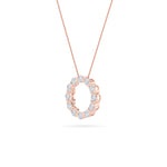 2CTW Round Shaped Lab Grown Diamond (F/VS) Circle Pendant in 14K Gold