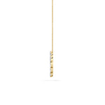 2CTW Marquise Shaped Lab Grown Diamond (F/VS) Circle Necklace in 14K Gold