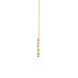 2CTW Marquise Shaped Lab Grown Diamond (F/VS) Circle Necklace in 14K Gold