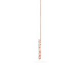 2CTW Marquise Shaped Lab Grown Diamond (F/VS) Circle Necklace in 14K Gold