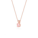 2CTW Round Shaped Lab Grown Diamond (F/VS) Split Bale Solitaire Pendant in 14K Gold