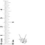 1CTW Pear Shaped Lab Grown Diamond (F/VS) East West Solitaire Necklace in 14K Gold