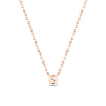 0.5CTW Round Shaped Lab Grown Diamond (G/VS) Necklace in 14K Gold