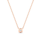 1.5CTW Round Shaped Lab Grown Diamond (G/VS)  Necklace in 14K Gold