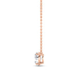 2CTW Round Shaped Lab Grown Diamond (G/VS) Solitaire Necklace in 14K Gold