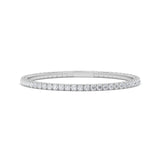 5.5CTW Round Shaped Lab Grown Diamond (GVS)  Bracelet in 14K Gold