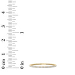 5.5CTW Round Shaped Lab Grown Diamond (G/VS)  Bracelet in 14K Gold