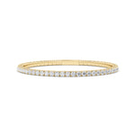 5.5CTW Round Shaped Lab Grown Diamond (G/VS)  Bracelet in 14K Gold
