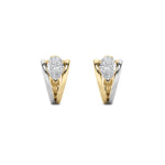 1.5CTW Pear Shaped Lab Grown Diamond (F/VVS) Fashion Earrings in 14K Gold